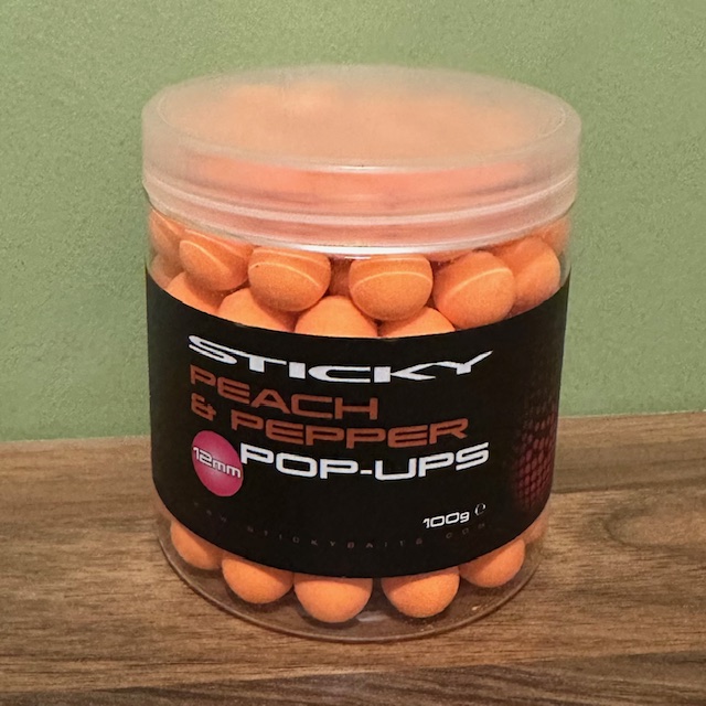 Sticky Baits Peach & Pepper 12mm Pop-Ups